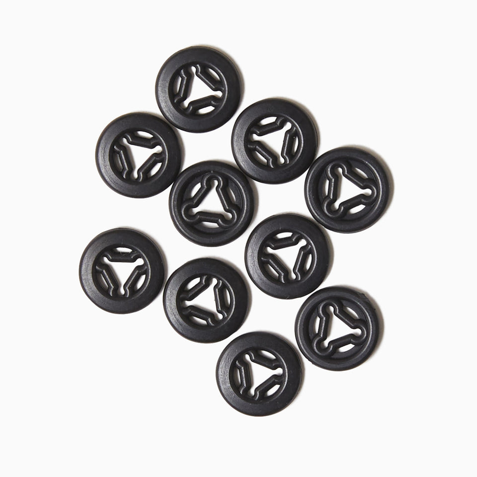 TYPE-1 Bottom Dots 10 Pieces (Black)