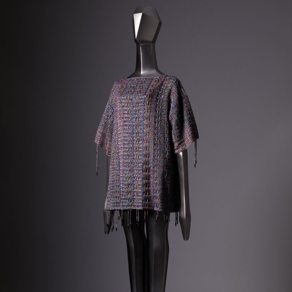 TYPE-1 ATLAS Upcycle Silk Half Sleeves Body Part Hand Knit (Multi)