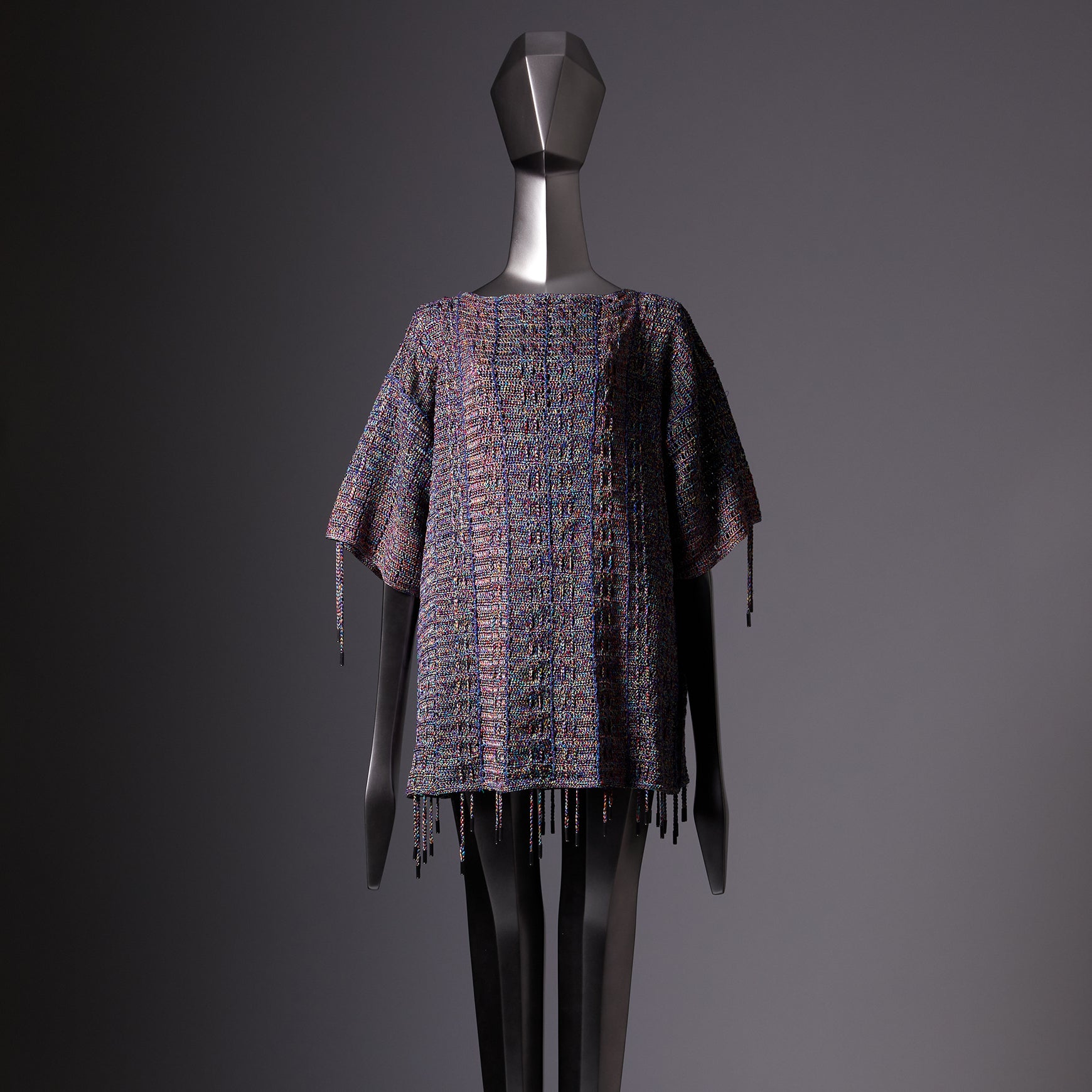 TYPE-1 ATLAS Upcycle Silk Half Sleeves Body Part Hand Knit (Multi)