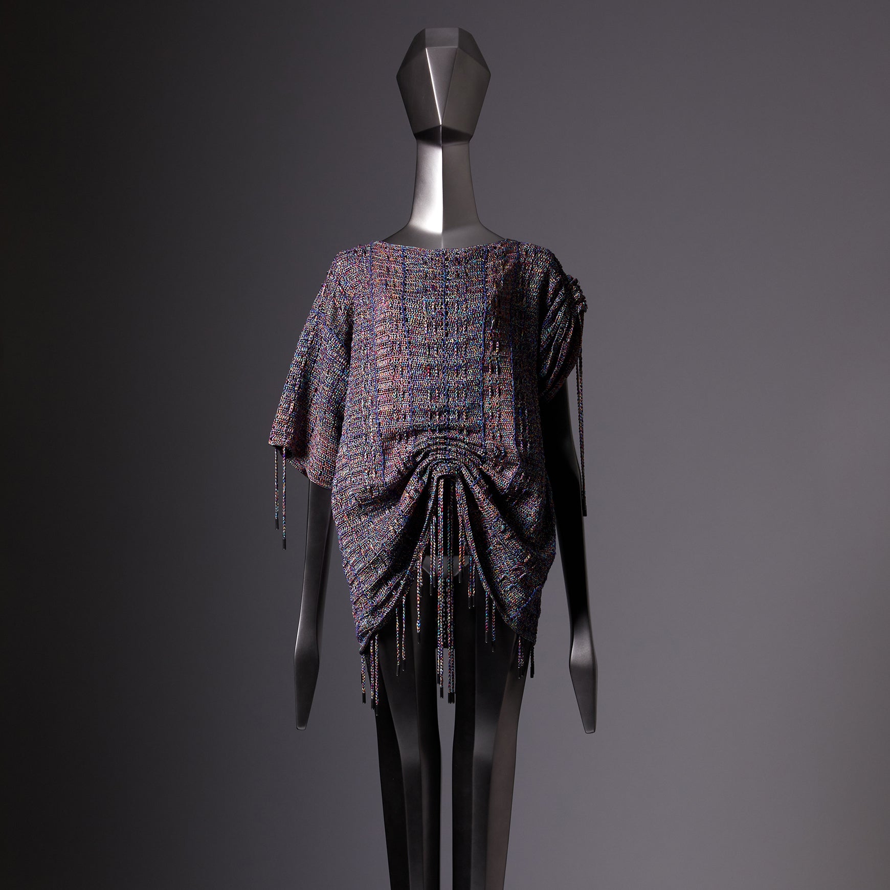 TYPE-1 ATLAS Upcycle Silk Half Sleeves Body Part Hand Knit (Multi)