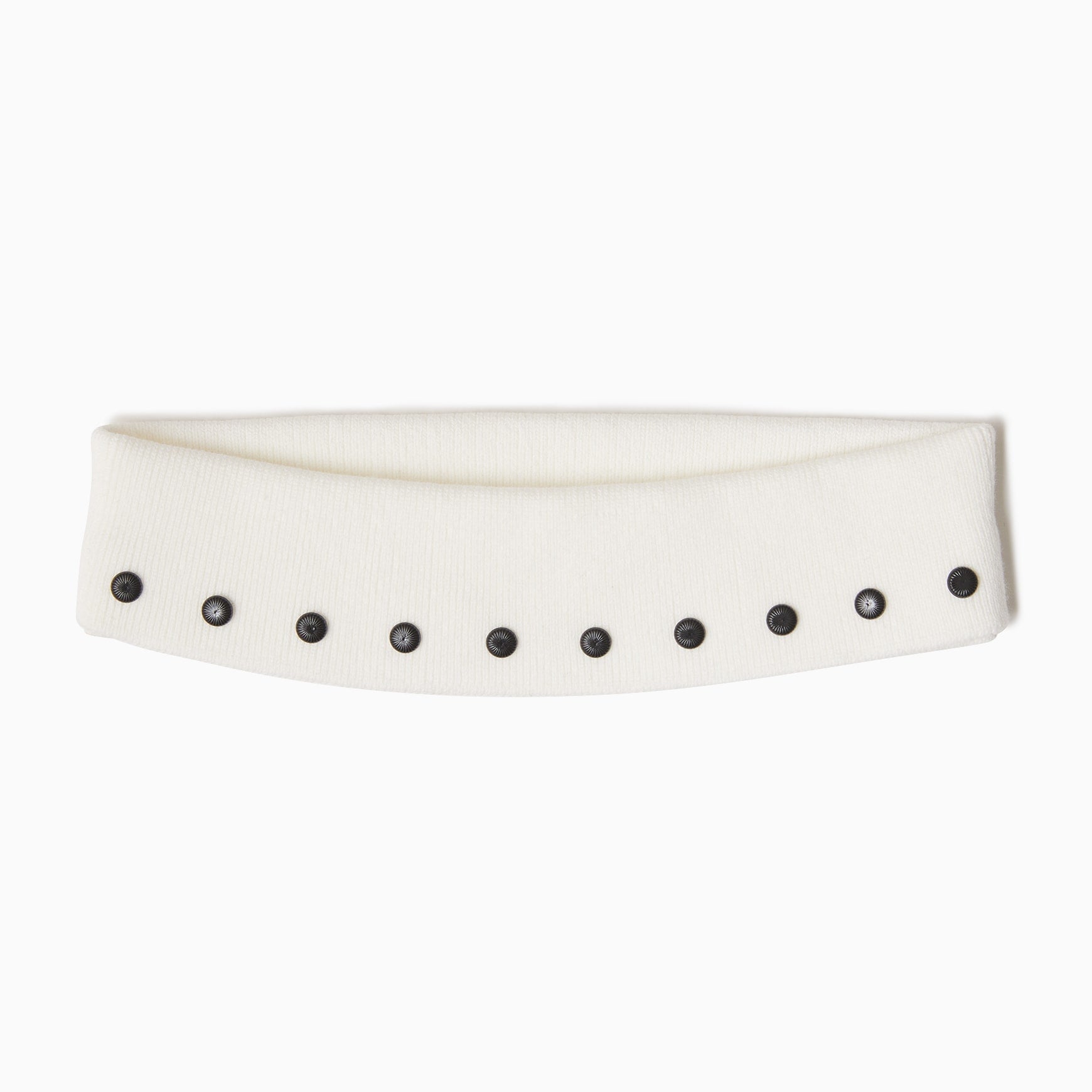 TYPE-1 Knit Organic Cotton High Neck Collar Part (White)