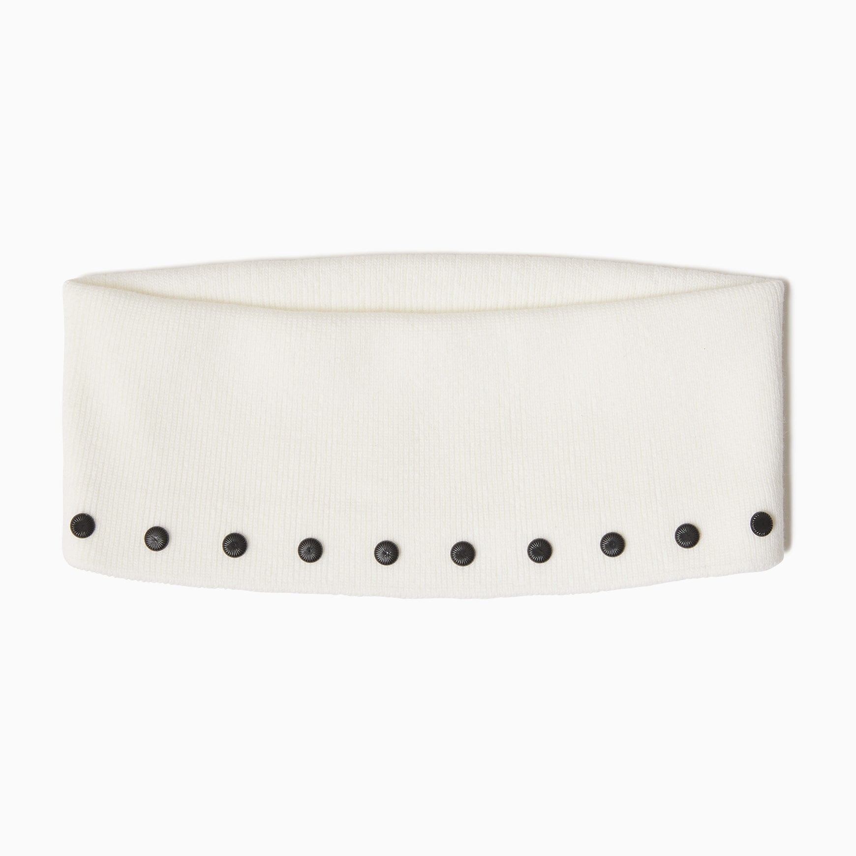 TYPE-1 Knit Organic Cotton Turtle Neck Collar Part (White)