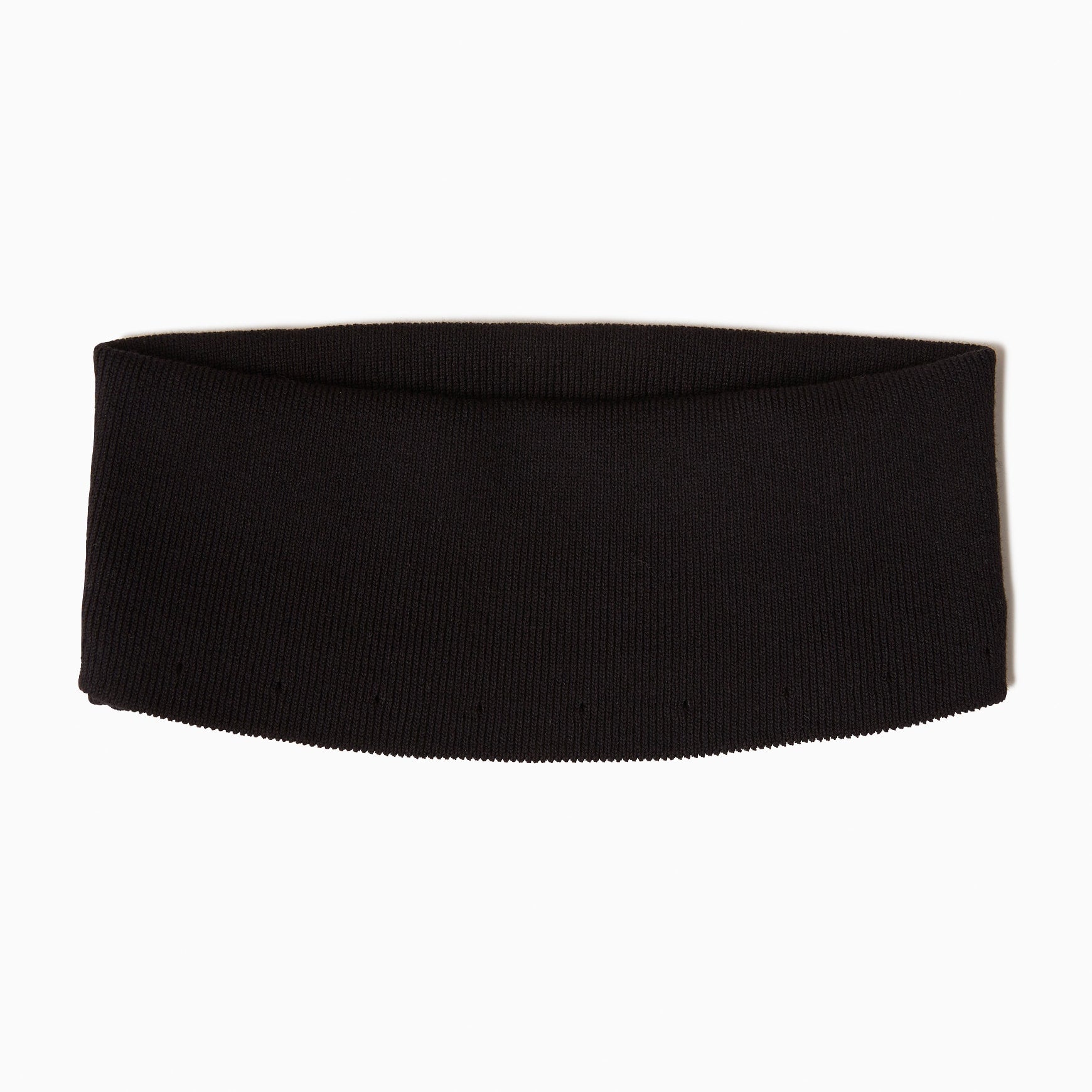 TYPE-1 Knit Organic Cotton Turtle Neck Collar Part (Black)