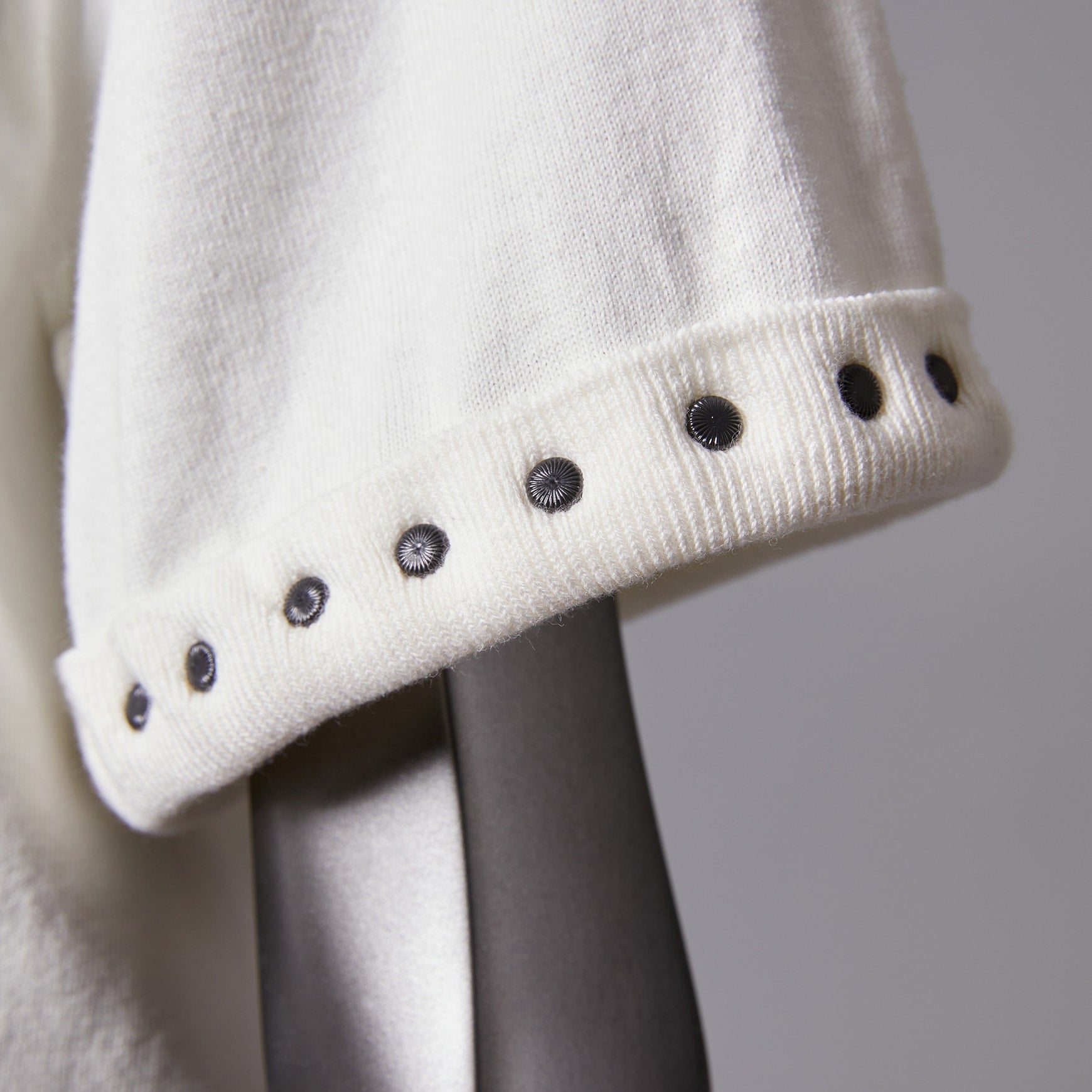 TYPE-1 Knit Half Sleeves Organic Cotton Sleeve Parts (White)