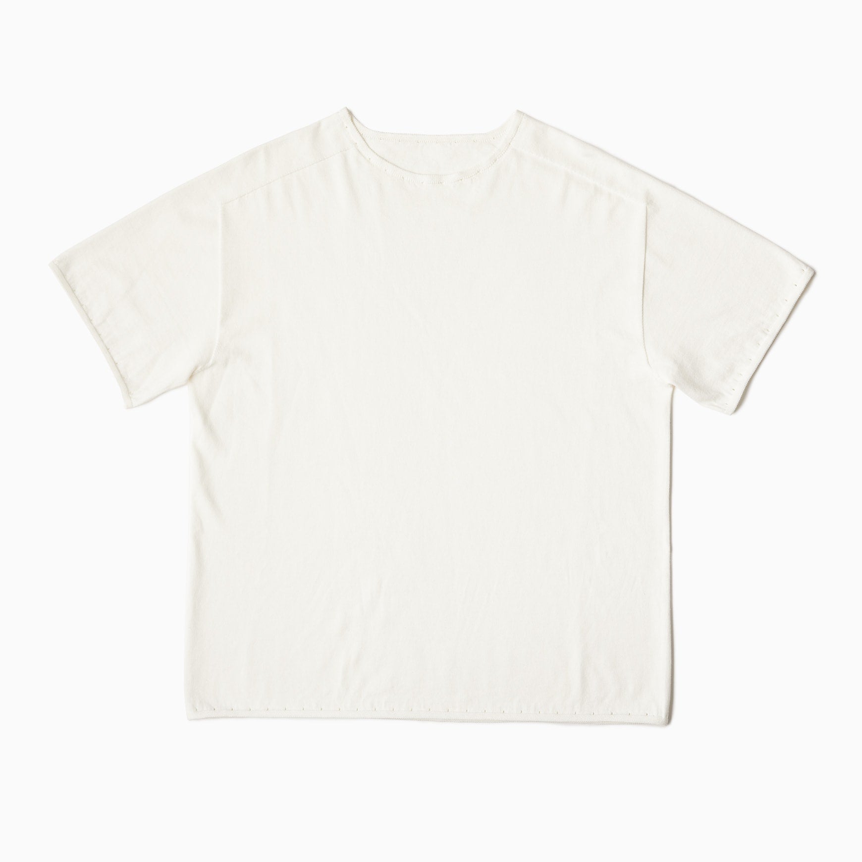 TYPE-1 Knit Half Sleeves Organic Cotton Body Part (White)