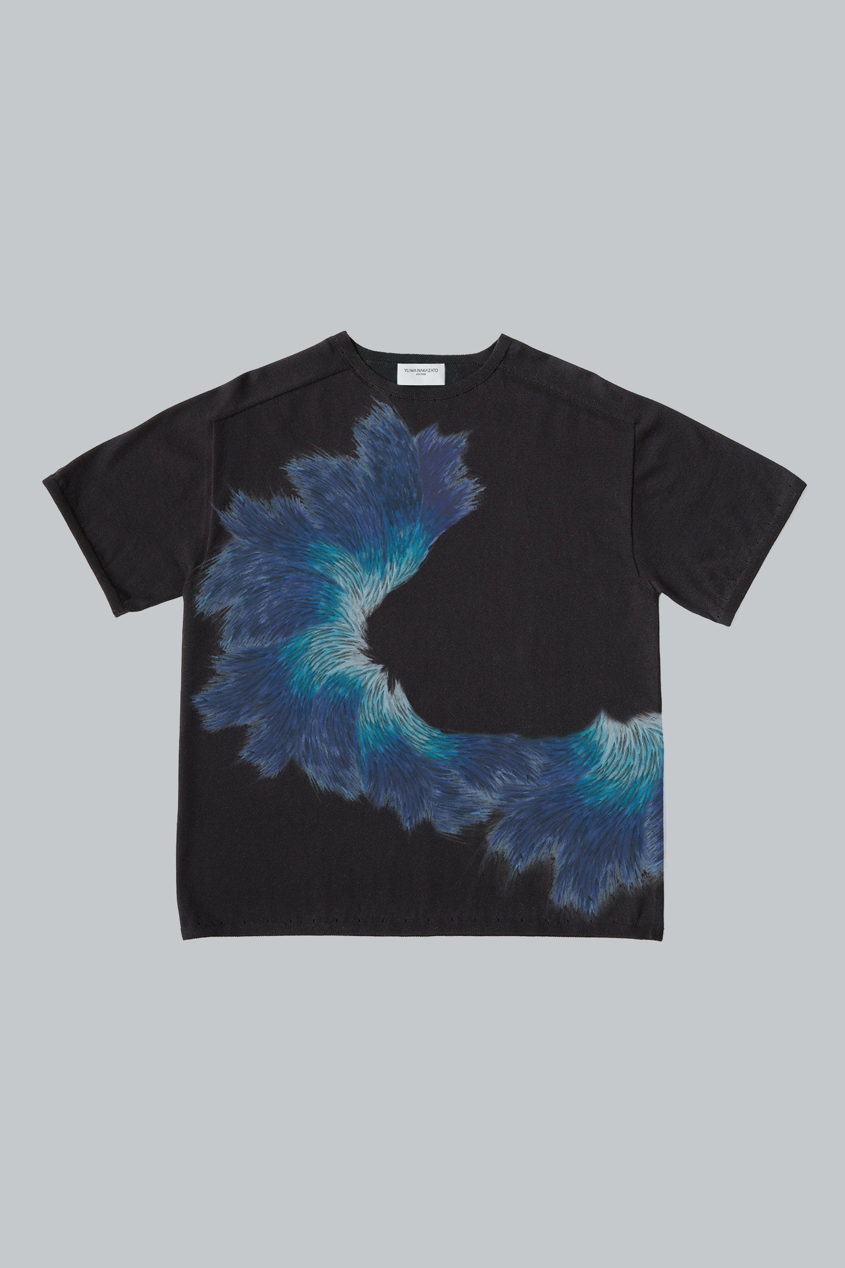 TYPE-1 Knit BLUE Organic Cotton Half Sleeves Body Part (Black)