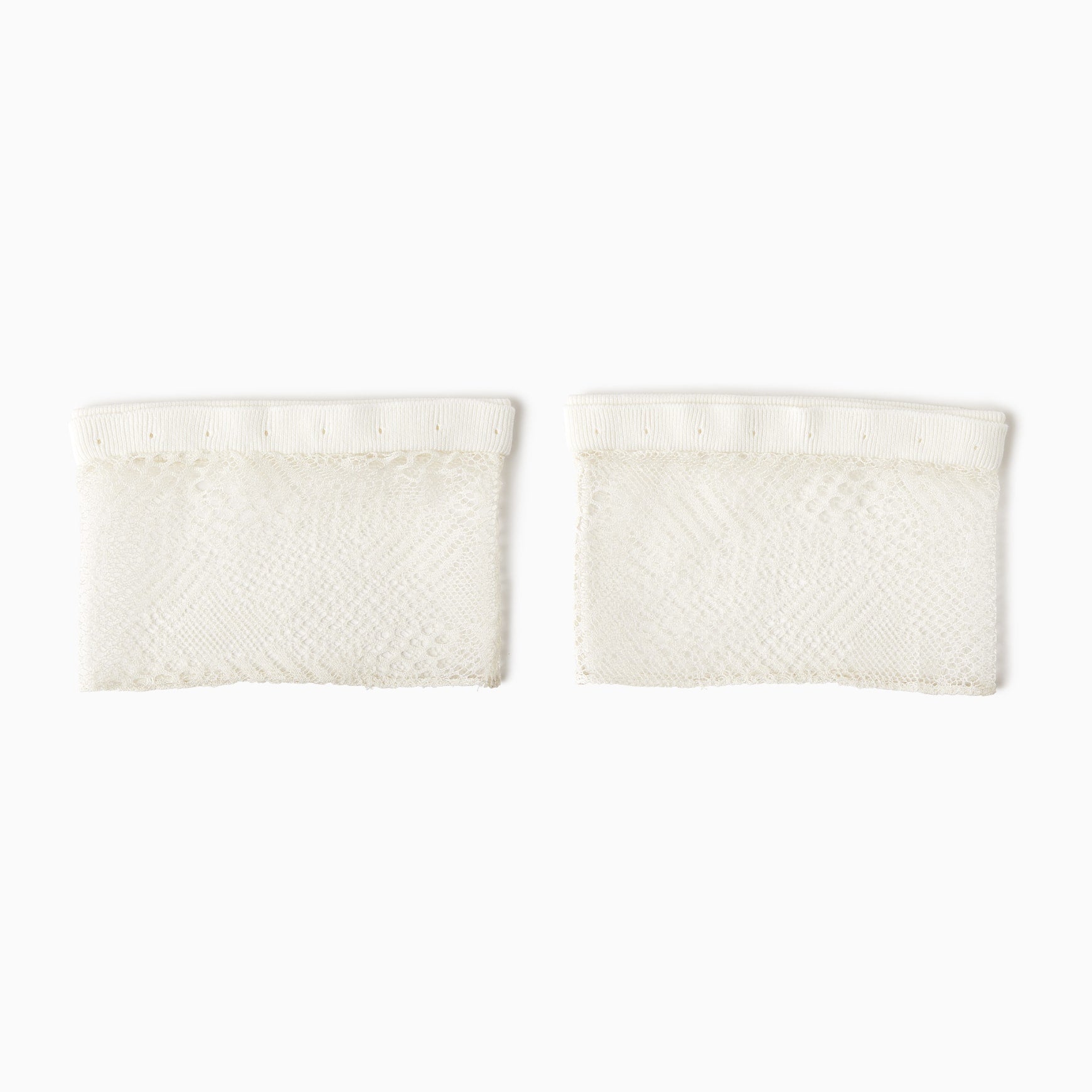 TYPE-1 Knit Half Sleeves French Lace Sleeve Parts Short (White Cells)