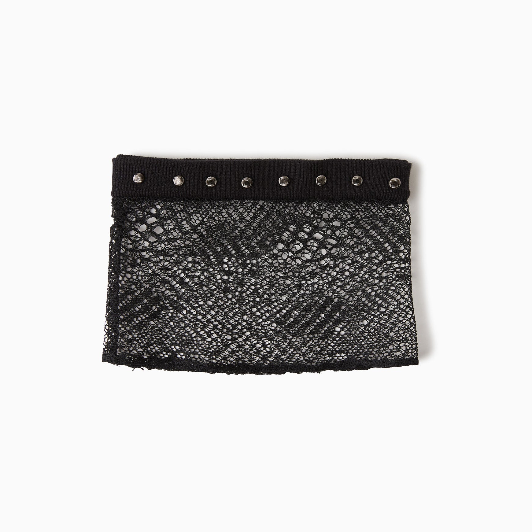 TYPE-1 Knit Half Sleeves French Lace Sleeve Parts Short (Black Cells)