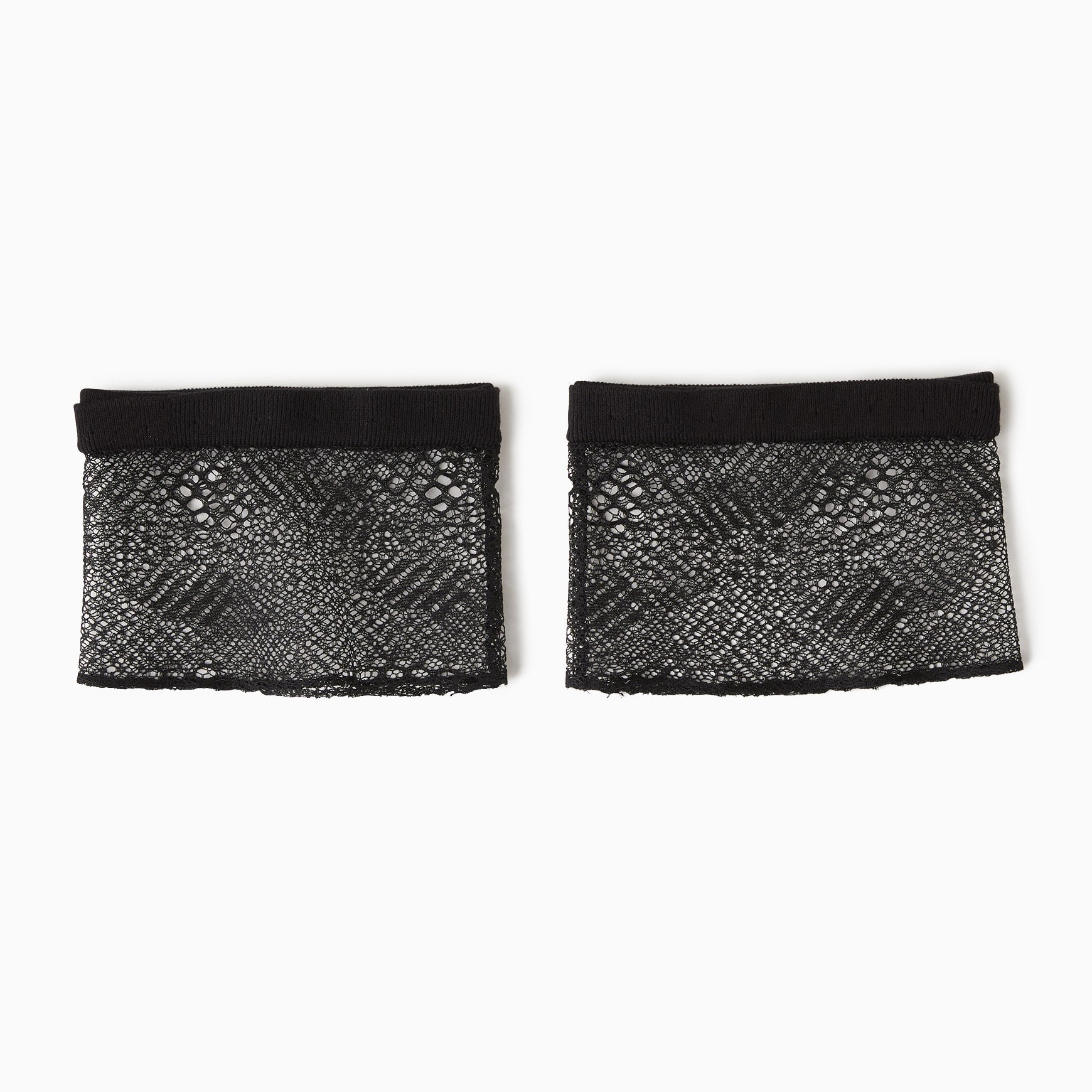 TYPE-1 Knit Half Sleeves French Lace Sleeve Parts Short (Black Cells)