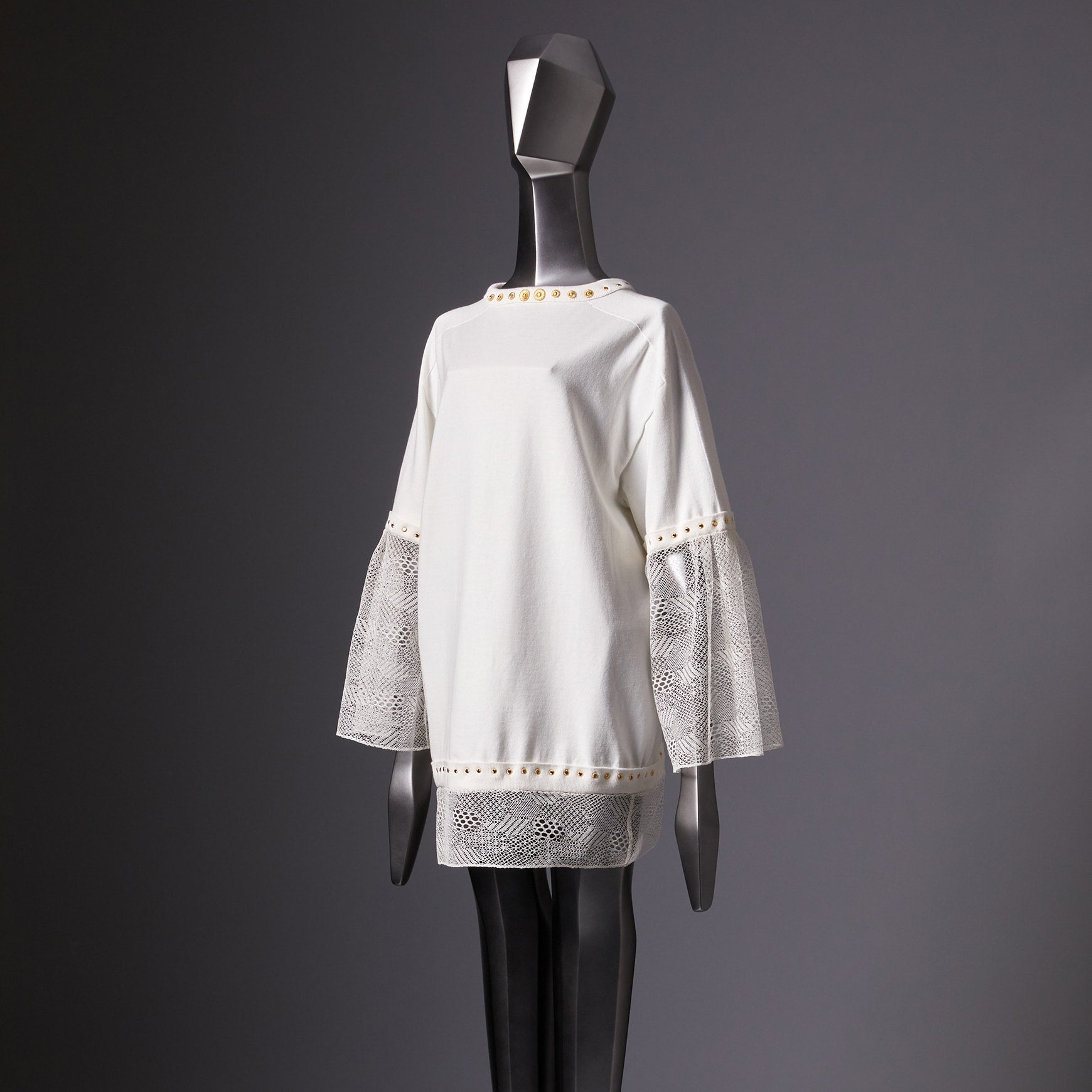 TYPE-1 Knit French Lace Waist Part (White Cells)