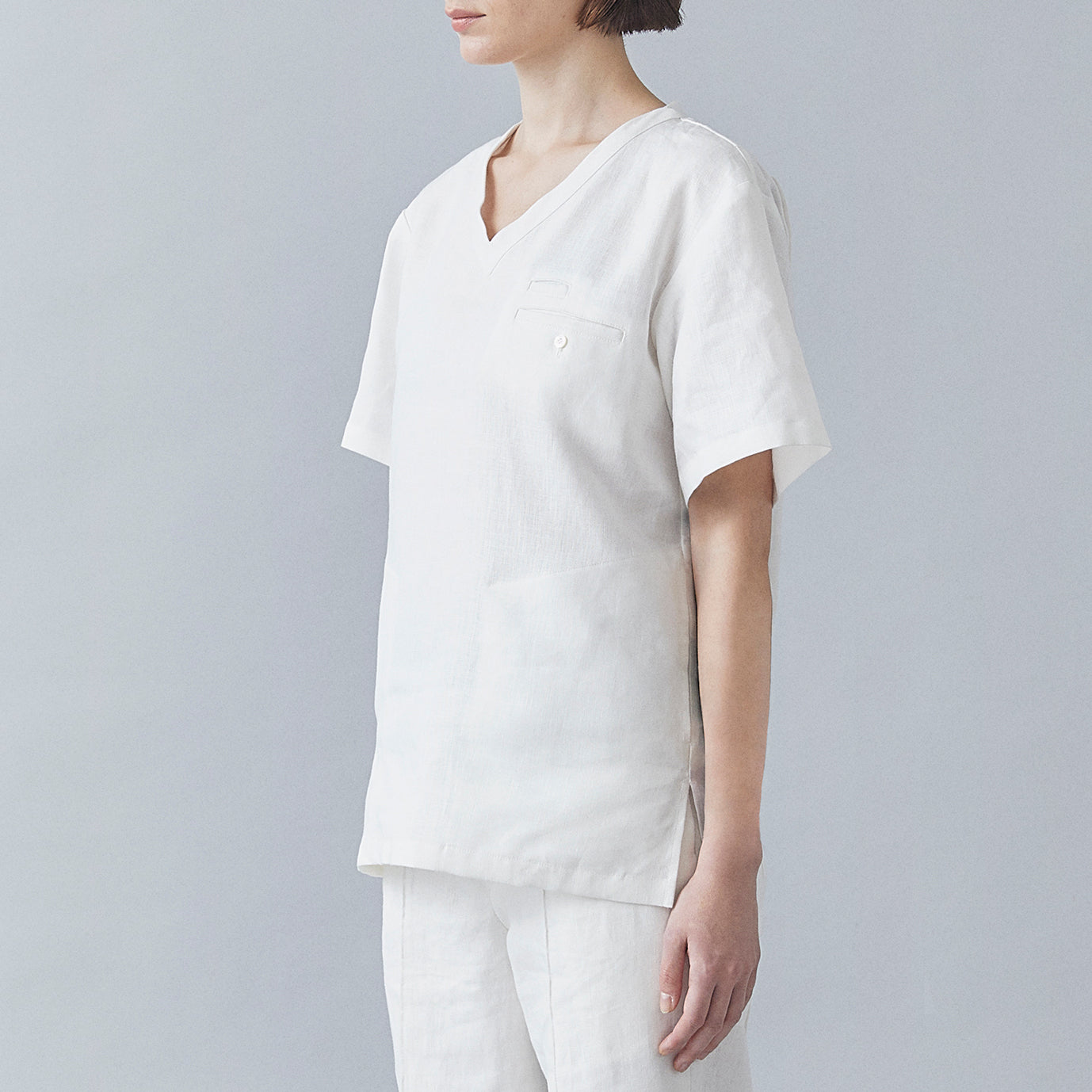 Atelier Scrub Shirt (White)
