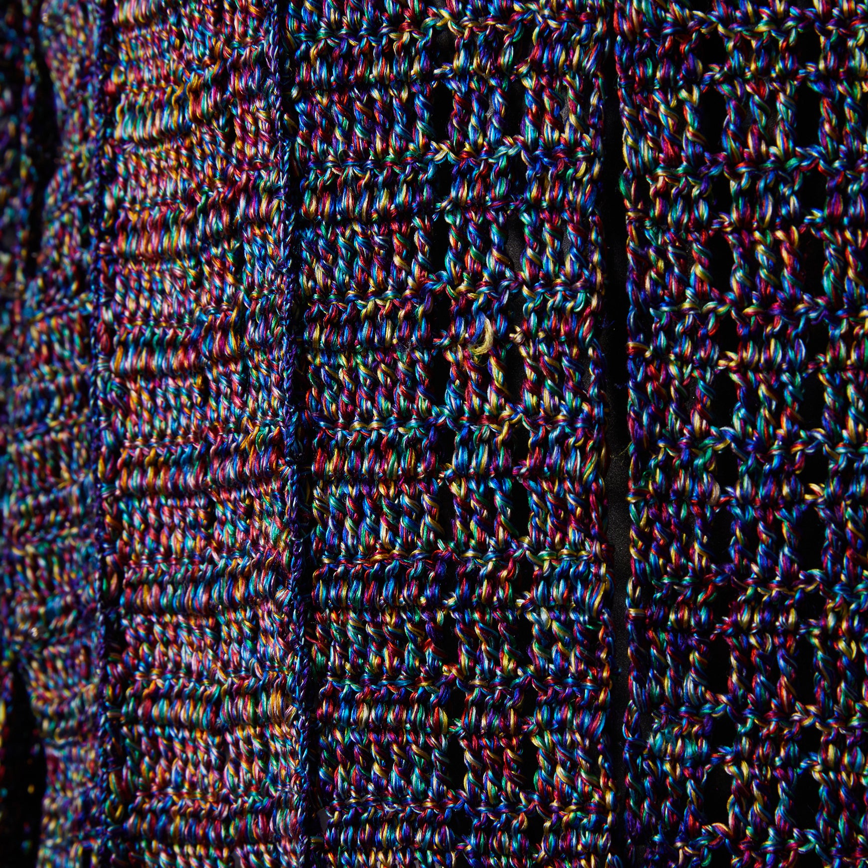 TYPE-1 ATLAS Upcycle Silk Half Sleeves Body Part Hand Knit (Multi)