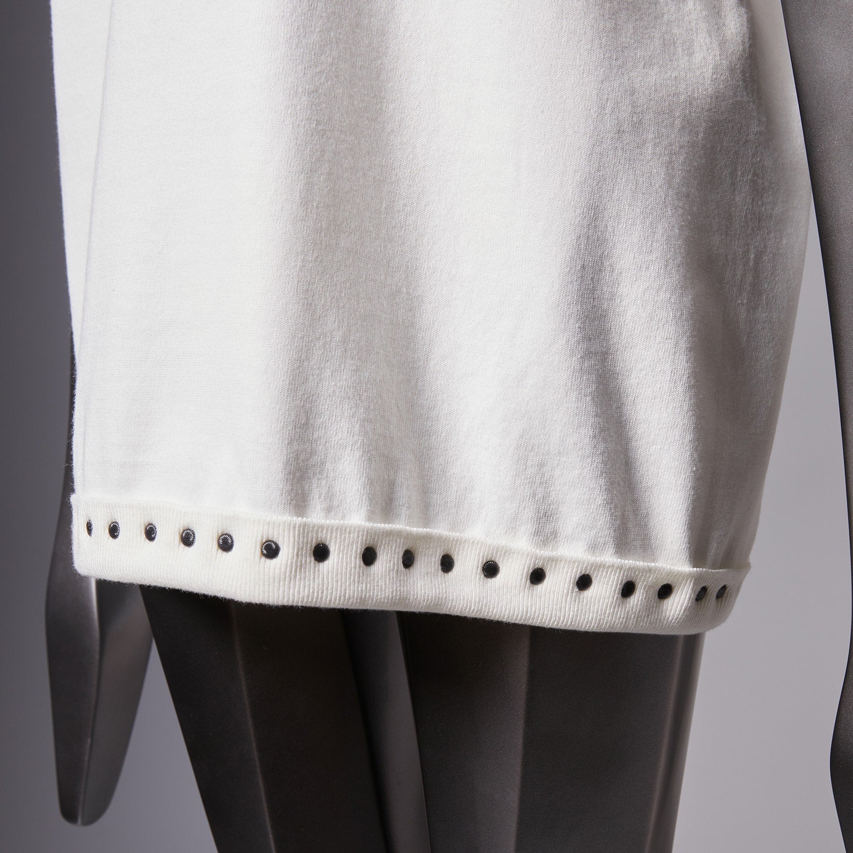 TYPE-1 Knit Organic Cotton Half Sleeves (White)